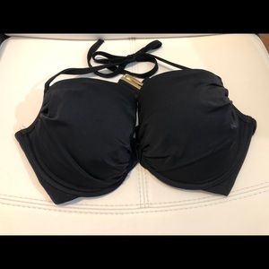 36DD Victoria’s Secret Black Bikini Top- Push Up